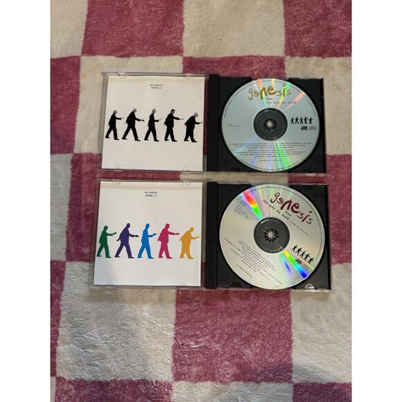 Lot of 2 Genesis CD live the way we walk 1993 vintage 90s music - Picture 2 of 3